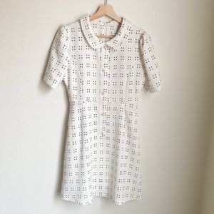 Storets polka dots with collar dress